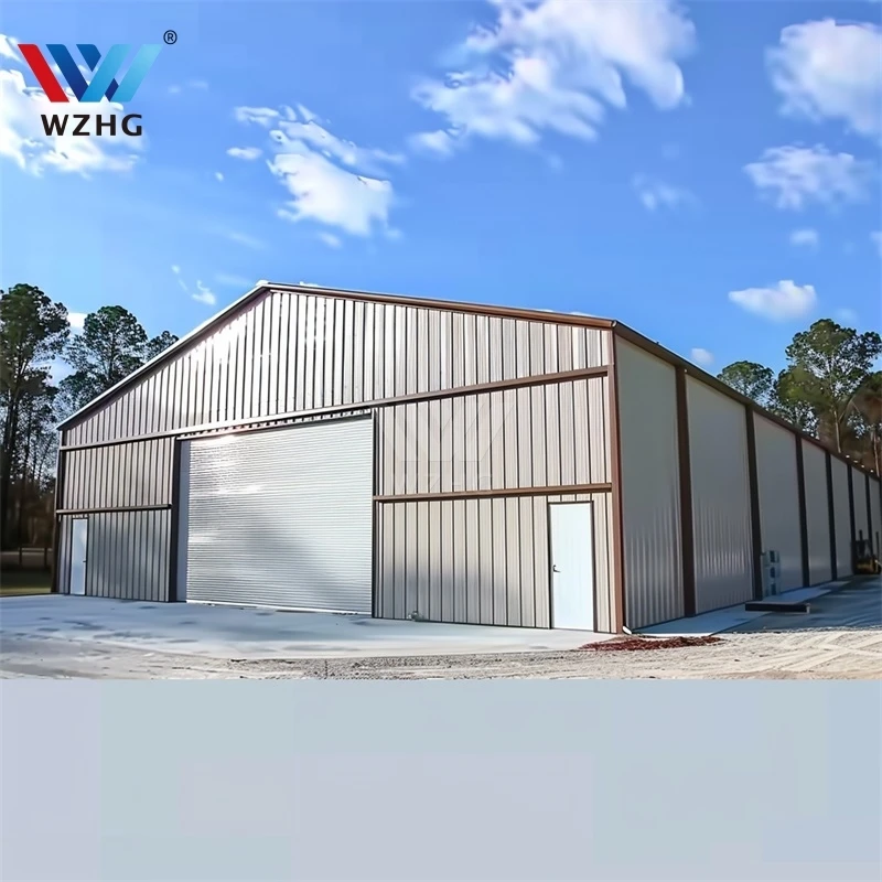 Good Product Quality Warehouse Prefab Steel Structure warehouse with skylight panels bolted connections in steel structures