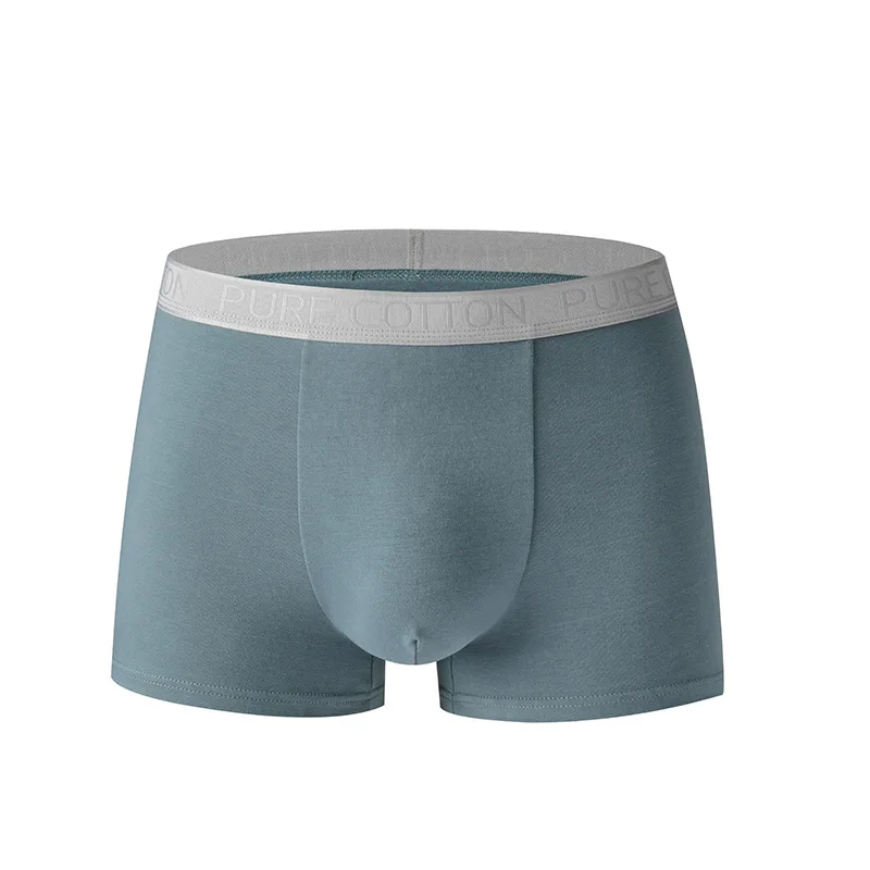 high quality oem organic seamless cotton boxer briefs mens underwear