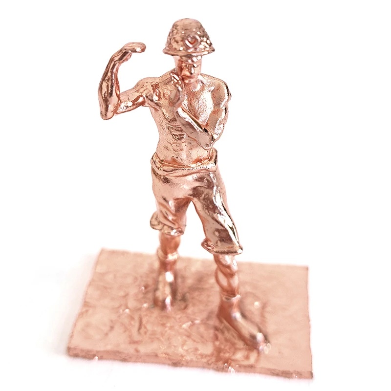 Christmas Decoration Gifts Natural Crystal Miner Base Bracket Miners Carved Metal Crafts Ornaments