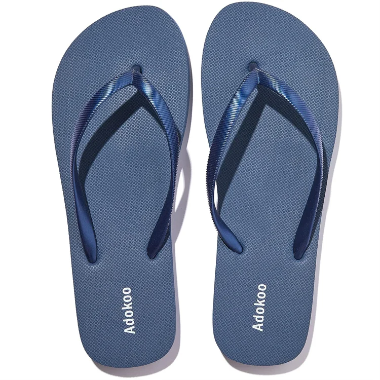 UG Wholesale Personalized Custom Hotel Slippers Women Men Fashion Flip Flops Beach Flat Sandals