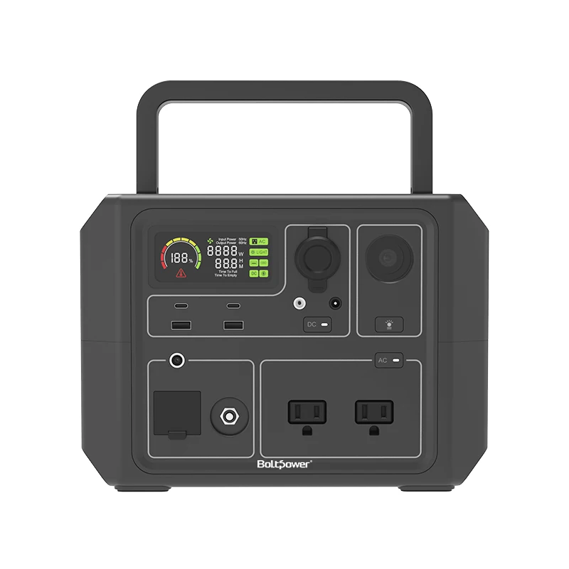 600W Portable Power Bank LiFePo4 Power Station Charging 3.0 Dual USB Power Station For Laptop