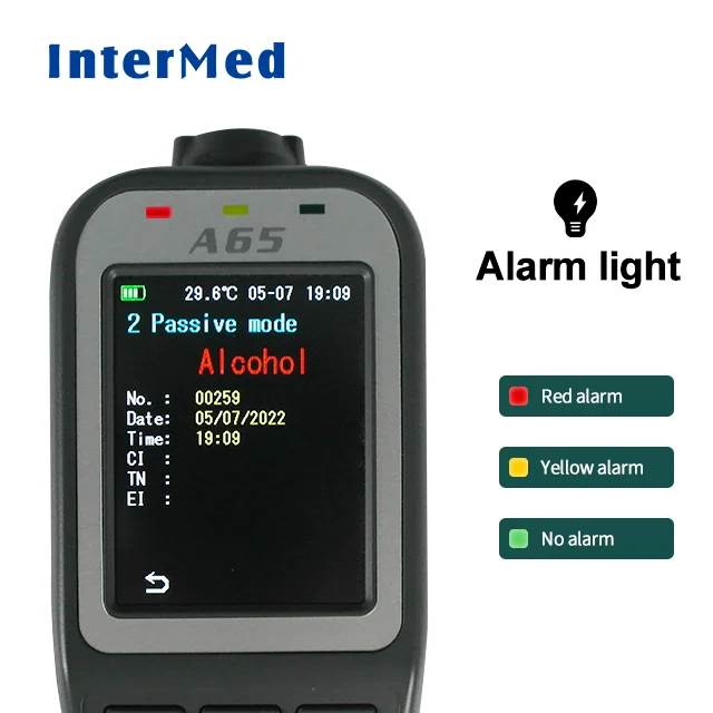 Top Supplier Quality Best Selling Wireless Menu Operation Alcohol Tester Breathalyzer