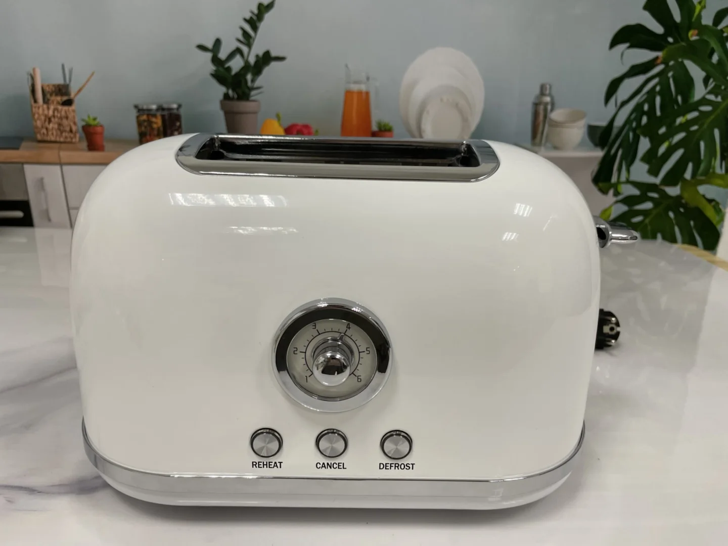 Custom logo timer Retro 2 slice Toaster Stainless Steel Electric POP UP Bread Toaster with Grill