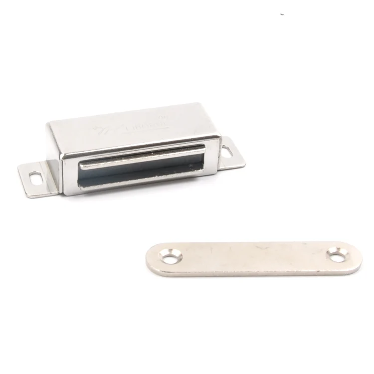 Stainless Steel Magnetic Cabinet Door Catch Closet Catches  Strong Magnetic Furniture Latch