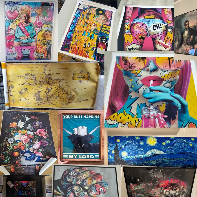 Оптовая Продажа с фабрики Роскошный декор черная Золотая Роза и бабочка HD постер настенное искусство цветы живопись Картина на холсте