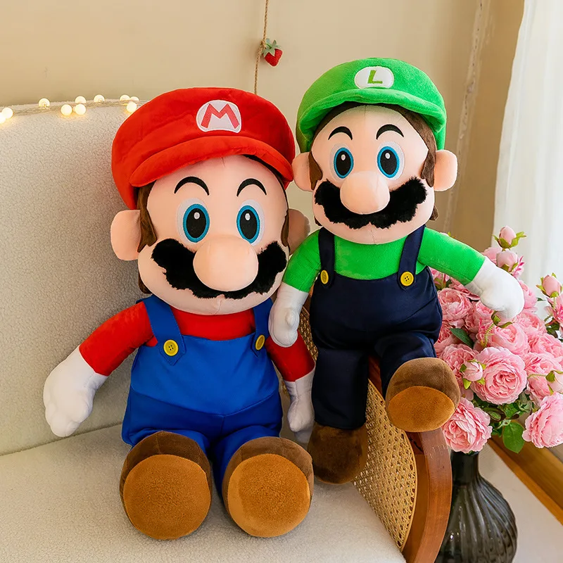 Big Size Plush Doll Stuffed Animal Plushie Super Mario Giant Plush Lovely Birthday Gift For Girlfriend Plush Toys Claw Machine