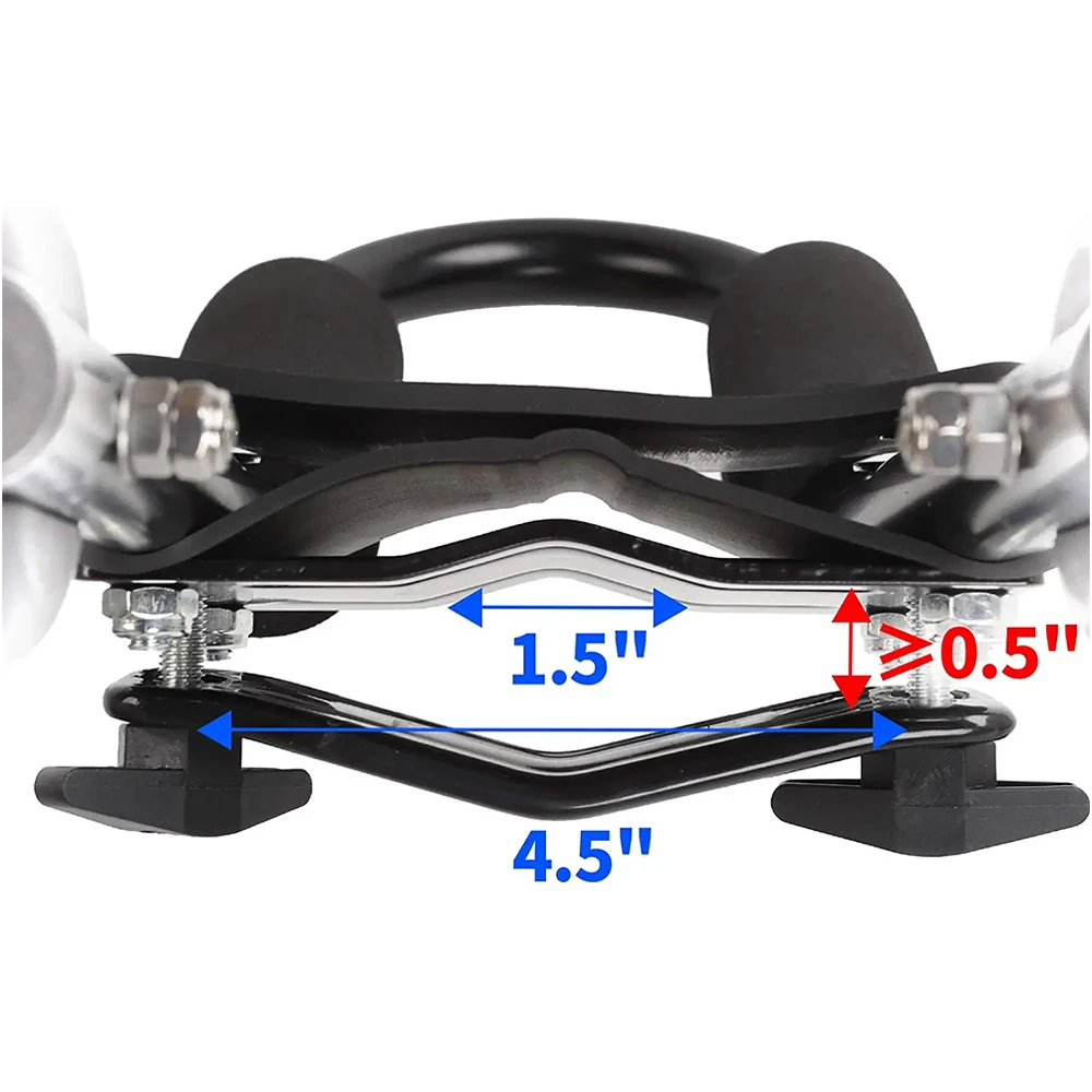 Detachable Steel Universal Folding Roof Carrier Stand-up Paddle Canoe Surfboard Ski Board Kayak Rack