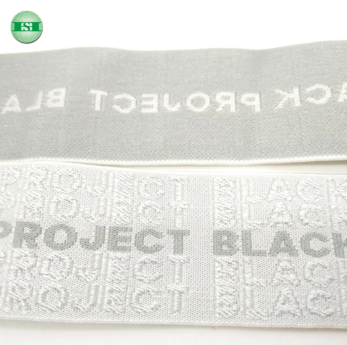 Customised woven logo nylon elastic band 3.5cm 35mm maroon color comfy spandex tape