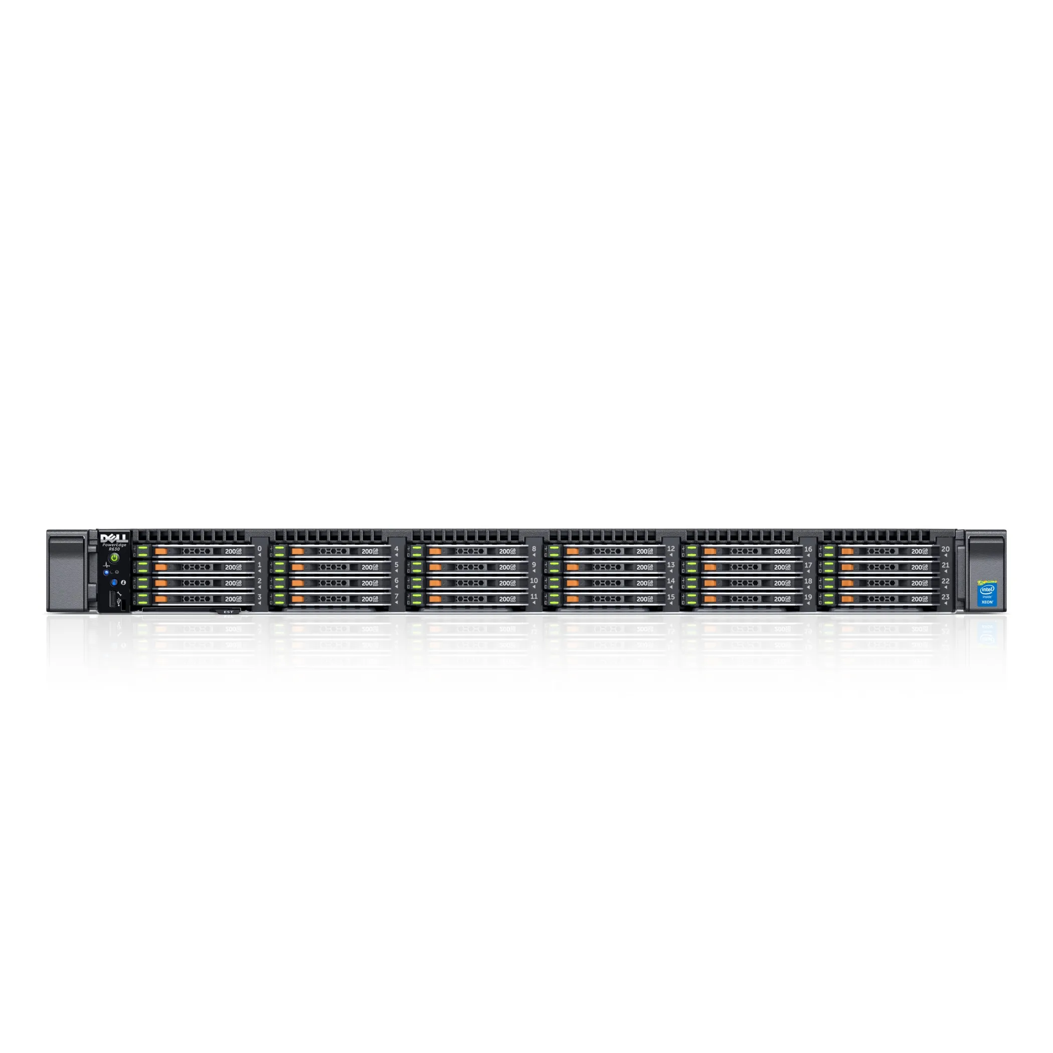 Недорогая стойка Dell PowerEdge R630 сетевые серверные компьютеры DDR4 б/у