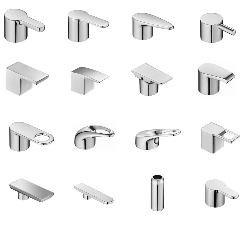 Заводская цена индийский рынок Хромированная ручка из цинкового сплава кран аксессуары ручка