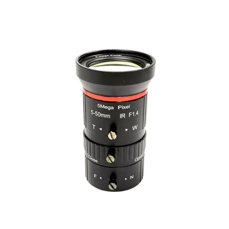 5MP  Varifocal  Lens 5-50mm CS Mount   Manual iris F1.4 For industry CCTV IP Camera