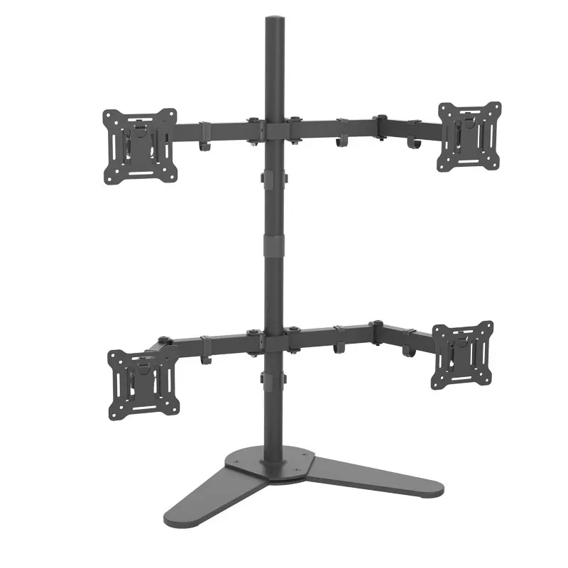 Adjustable Monitor Desk Mount Swivel Vesa Bracket for 17 to 27 Inch Computer Screens