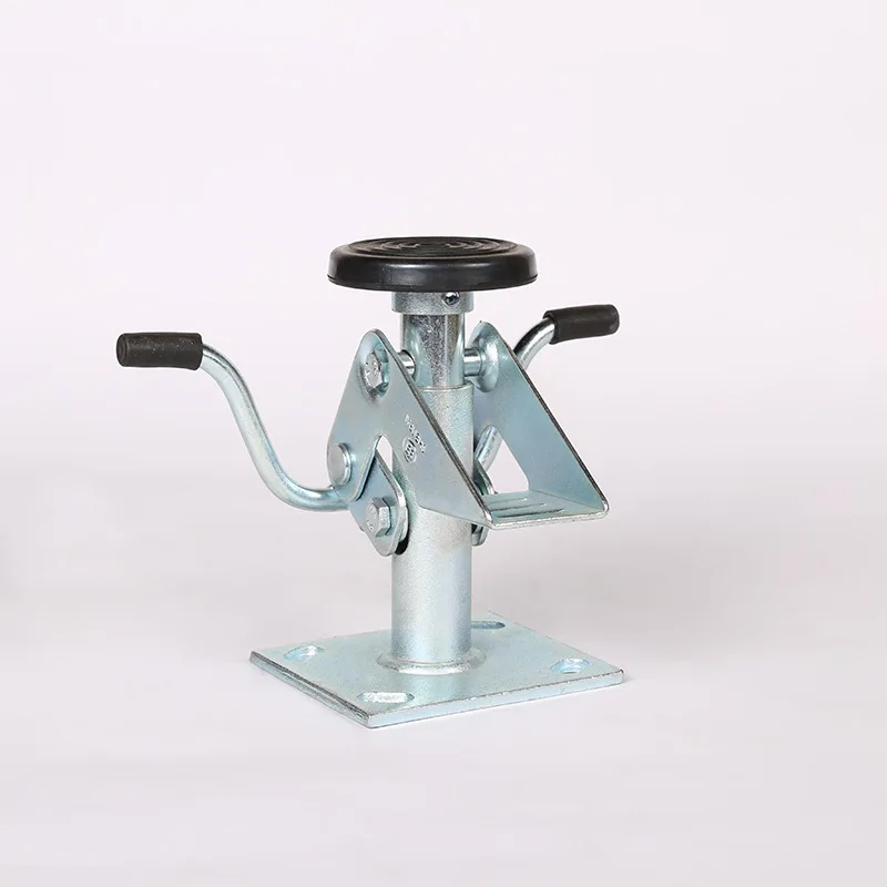 wagon wheels inspired elevating jacking brake scaffold caster