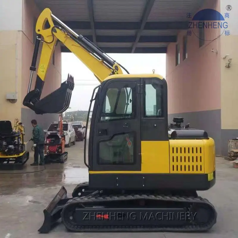 Mini excavator rubber tracks tractor excavator  hydraulic pump Used for small scale projects on household farms