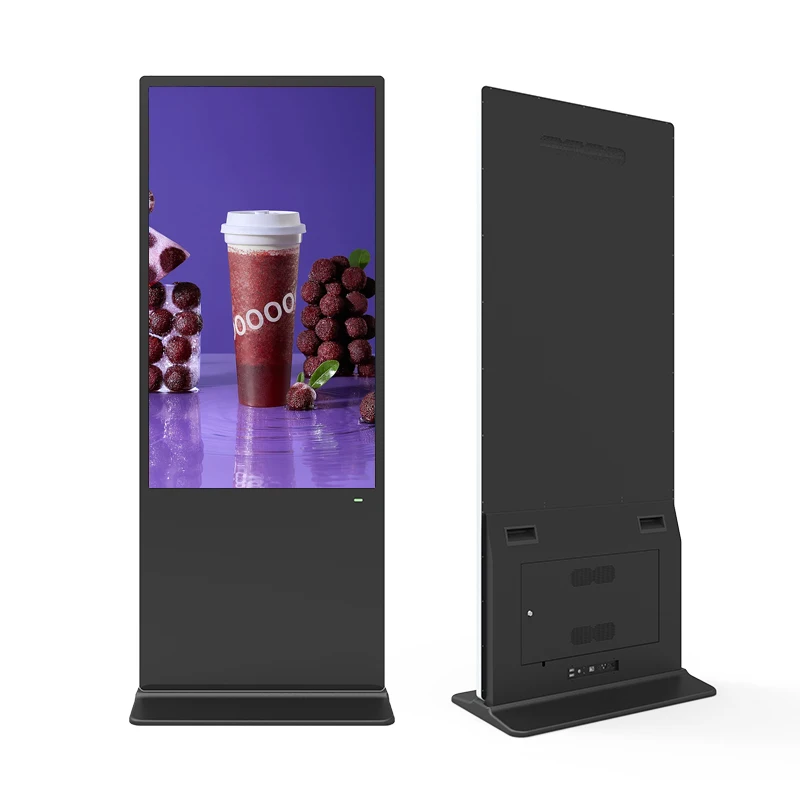 Крытый коммерческий рекламный дисплей 85 дюймов YUWO HD LCD Android TV Player экран