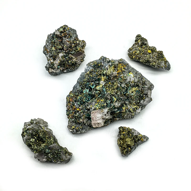 Wholesale Natural high quality calcite pyrite specimen hotsale  heading crystal Gemstone for decoration and gifts