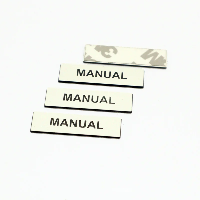 China Manufacture custom plastic double color label kits plastic engraved phenolic solar label tag