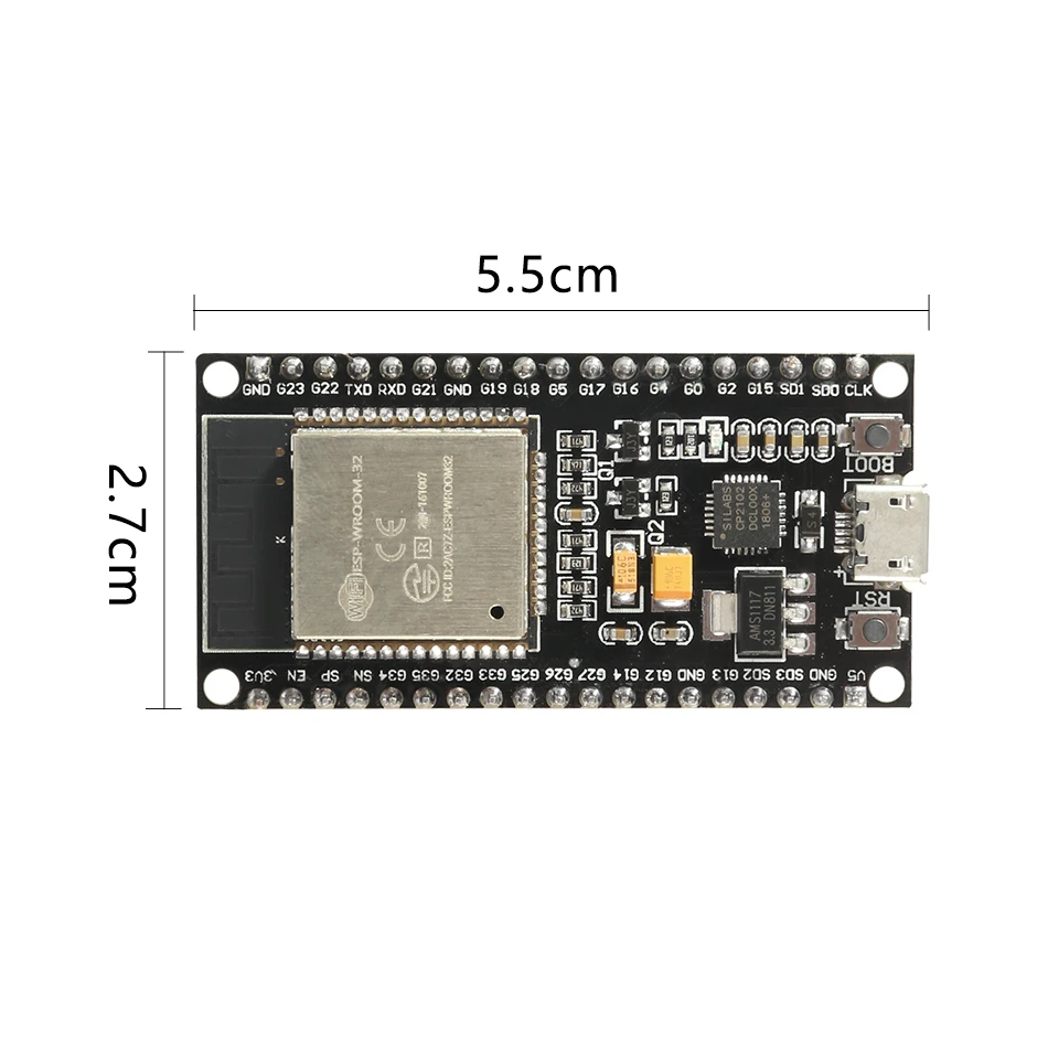 ESP32 ESP-32 esp32 Development Board Wifi Module Dual Core CP2104 Filters Power Module 2.4GHz RF For Nodemcu For Arduino