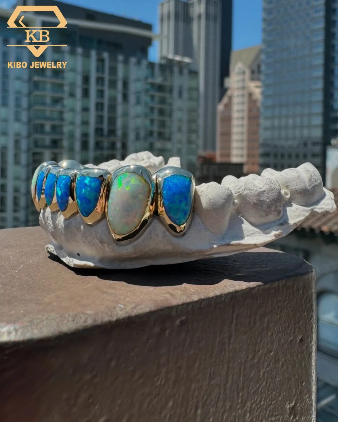 Custom Moissanite Opel Grillz 925 Sterling Silver Iced Out Color Teeth Grillz for Men Women HipHop Jewelry