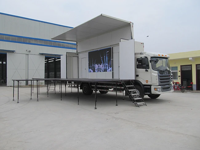 
7.6 m mobile stage truck for sale 