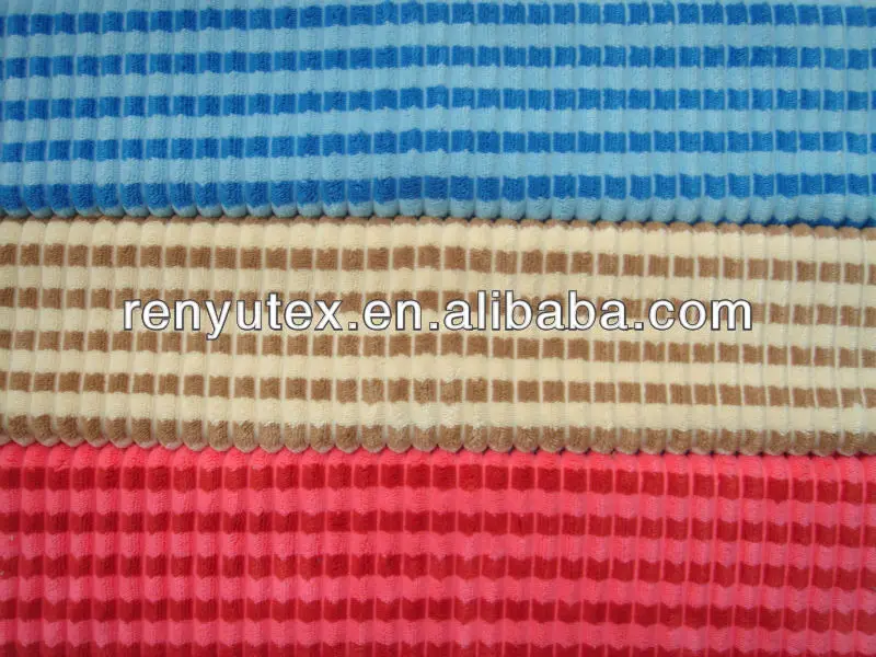 Китайские поставщики 4 5 wale двухцветная Вельветовая флисовая