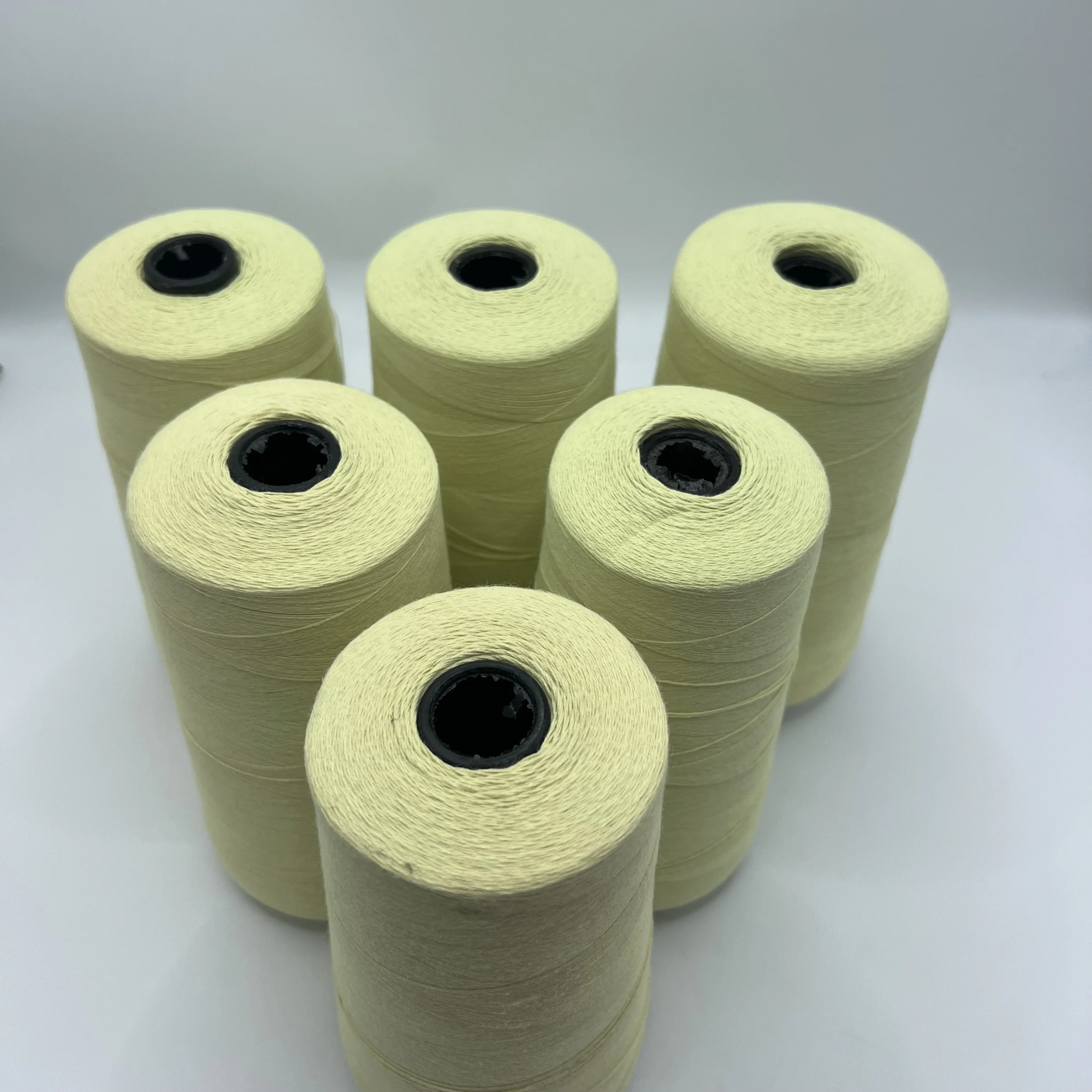 Hot selling 100% Aramid Yarn Flame Retardant Metal Wire Sewing Line for Uniform Use