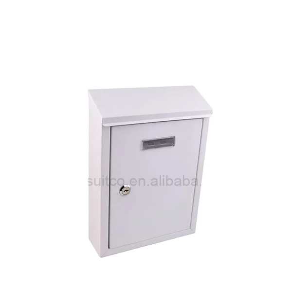 Water prood rust resistant lock metal mail box color coating letter box
