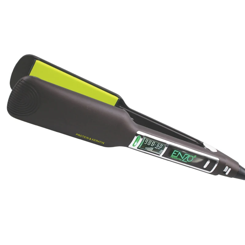 ENZO ENZO 2024 Private Label Ceramic Custom Hair Straightener Flat Iron Best Professional Electric Hair Straightener