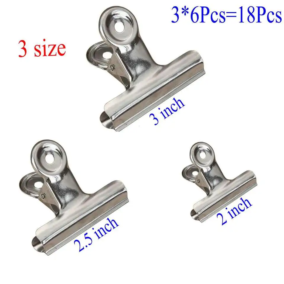 Metal school office stationery letter clips paper file clips spring binder clip