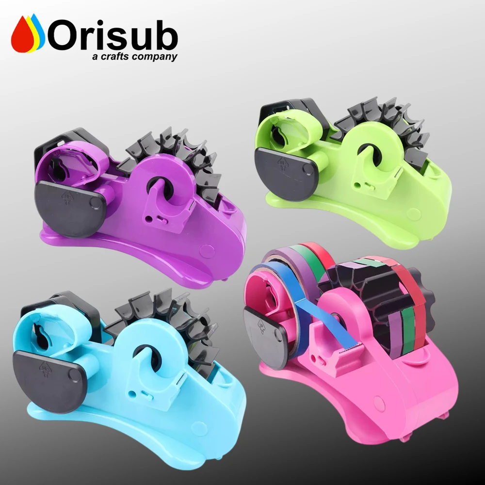 4 colors multi function sublimation heat tape dispenser automatic tape cutter