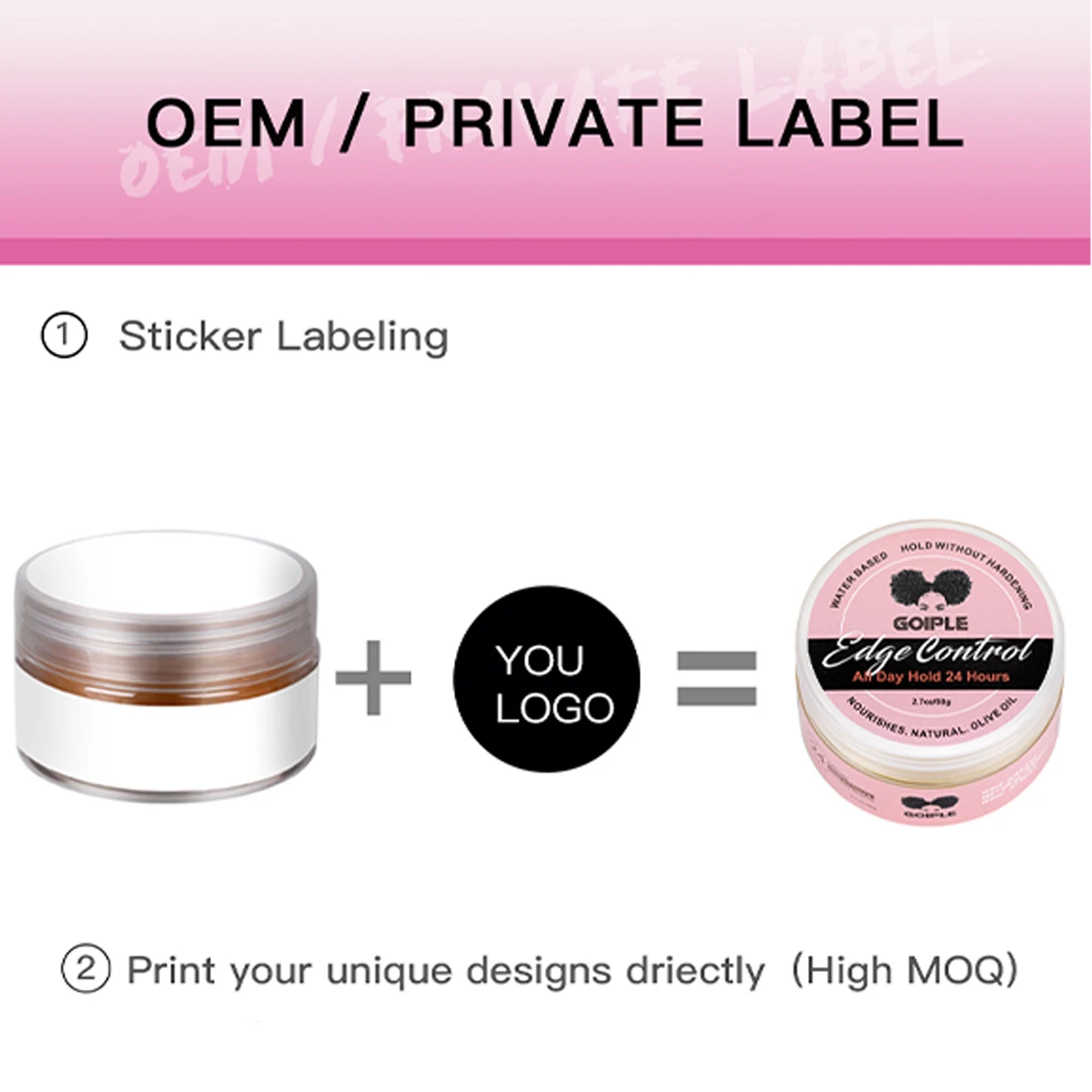 24 Hours Long Lasting Strong Hold Edge Control Hair Wax Gel Stick for Hair Gel Hair Finishing Stick Edge Control Set Private Lab