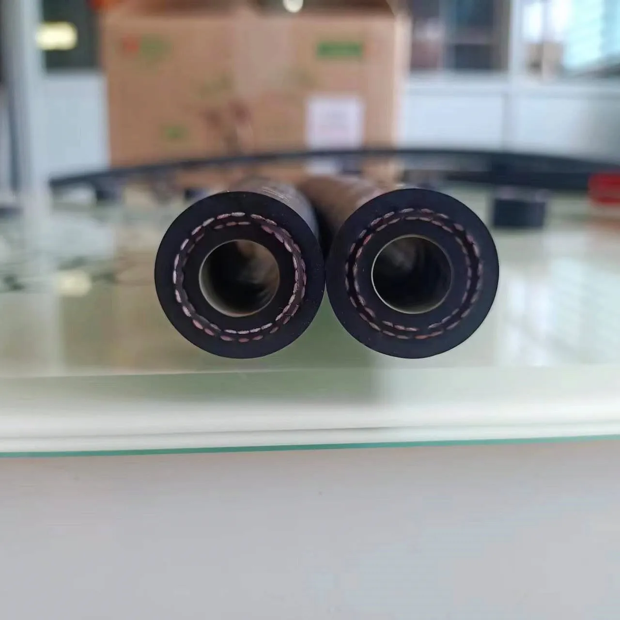 Professional aging resistance air conditioning hydraulic hose rubber flexible car ac pipe hose fitting