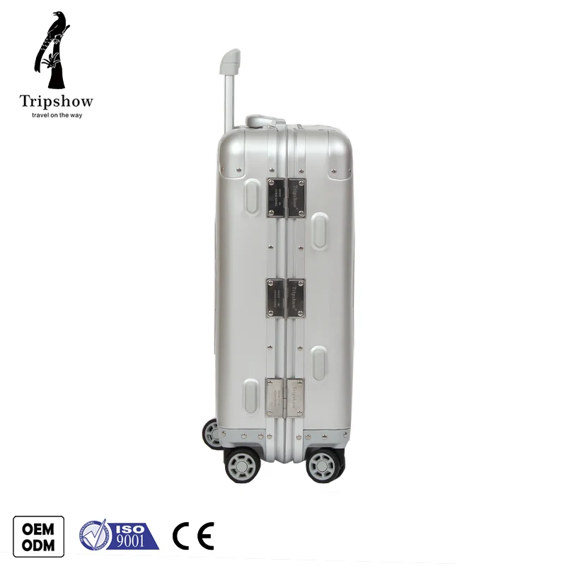 Wholesale Aluminum Suitcase Hand Shell Suitcase With 360 Degree Spinner Wheel