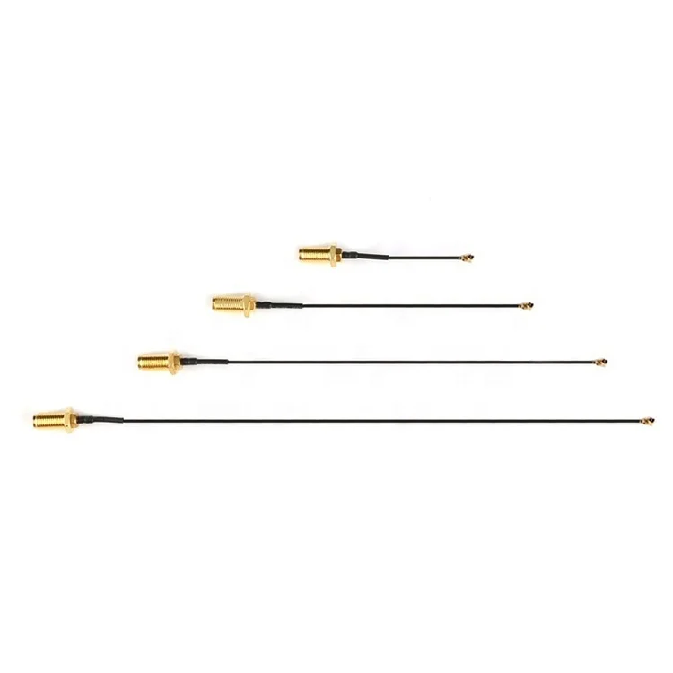 Коннектор UFL к SMA, радиочастотный коаксиальный кабель IPX 1,13, гнездовой разъем SMA, Штекерный разъем SMA