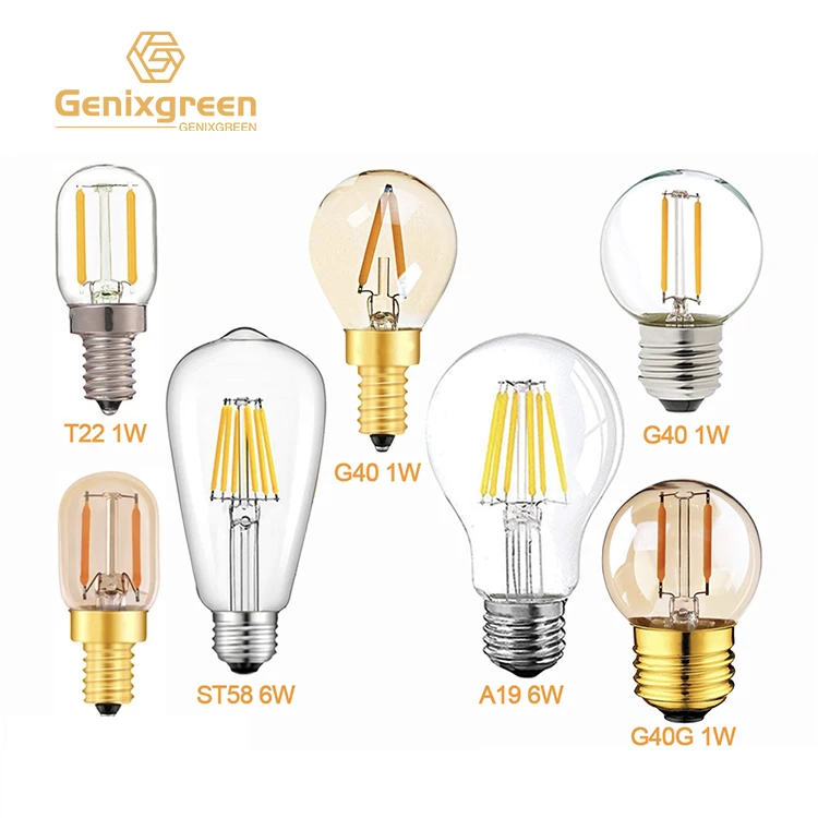 E27 E26 12V 24V LED Light Bulb A19 ST58 6W Led halogen bulb T22 G40 Low Voltage 1W E12 E14 Led Lamp RV Locomotive Light Bulb