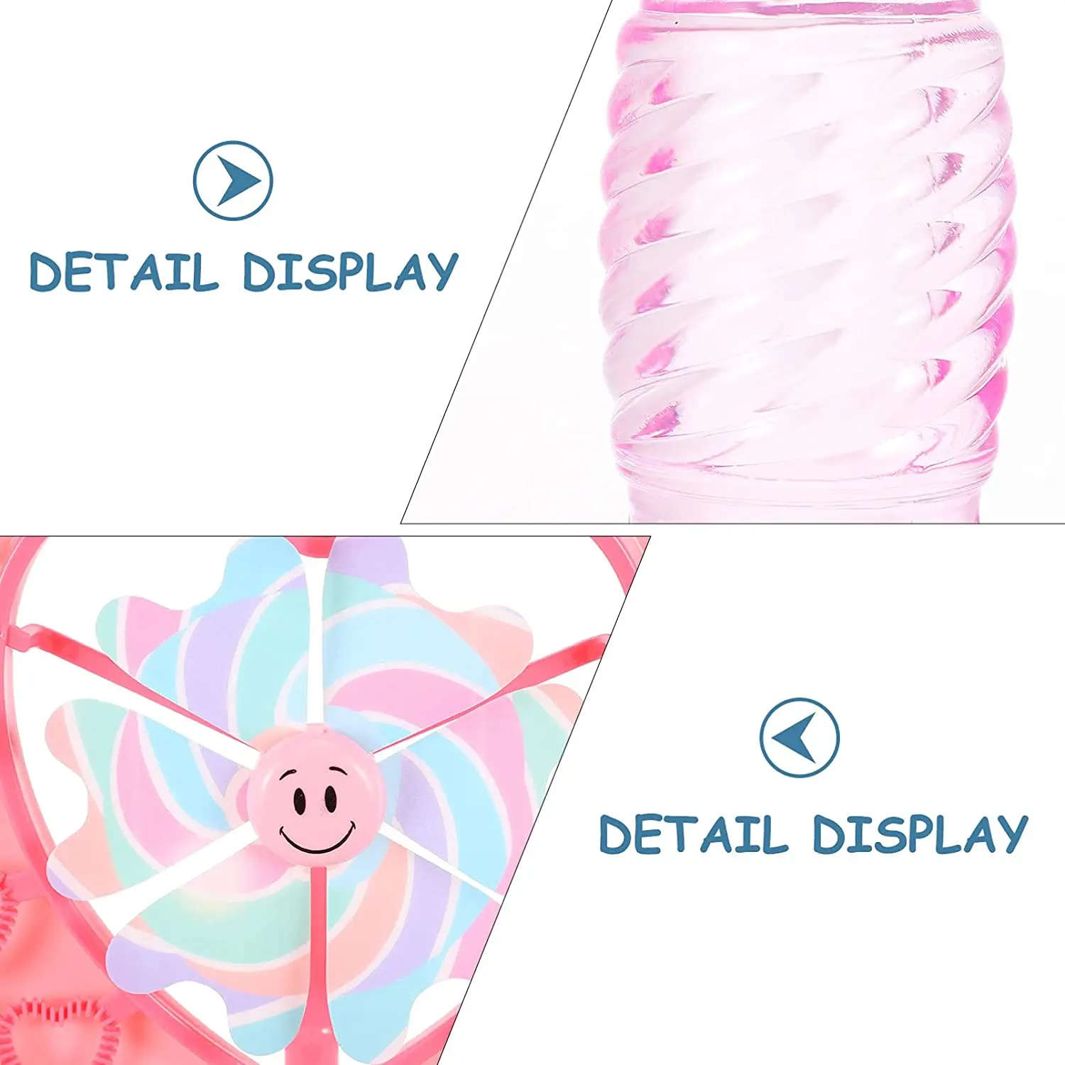 Wand Windmill Bubble Refill Solution Bubble Gun for Kids Bubble Blower for Blaster Party Favor Summer Gift Outdoors  Toys