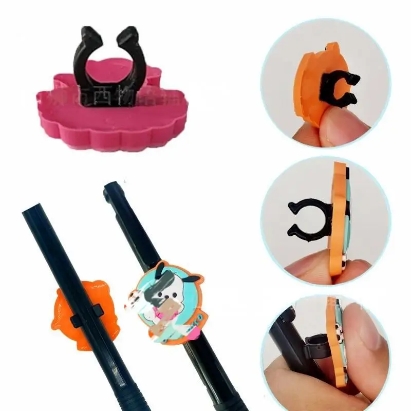 Pencil charm Pencil Soft Rubber PVC Sports boxing free combat Pencil Topper Plastic Rubber removable reusable Cartoon Character