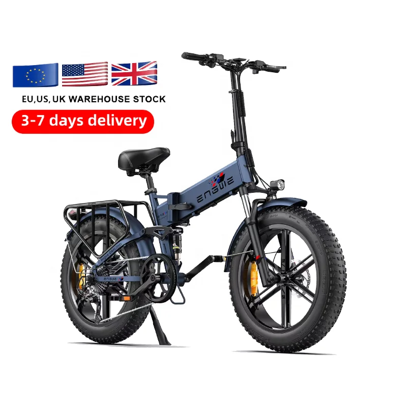 EU/US/UK Warehouse ENGWE ENGINE Pro Dropshipping 750w 45km/h electric Mountain Snow Bicycle 20inch Fat tire electric Bike