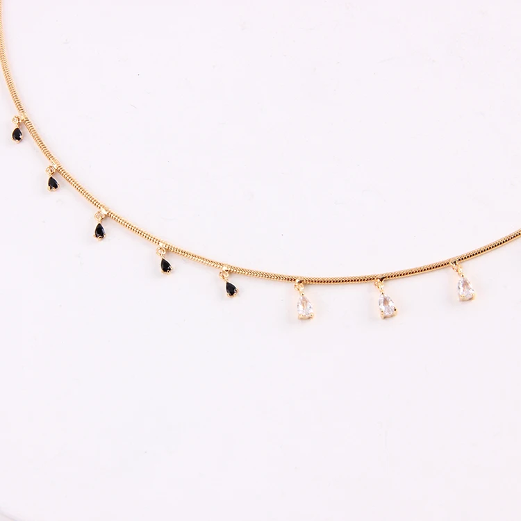 
High Quality 18K Gold Plated Adjustable Women Link Chain For Necklace 