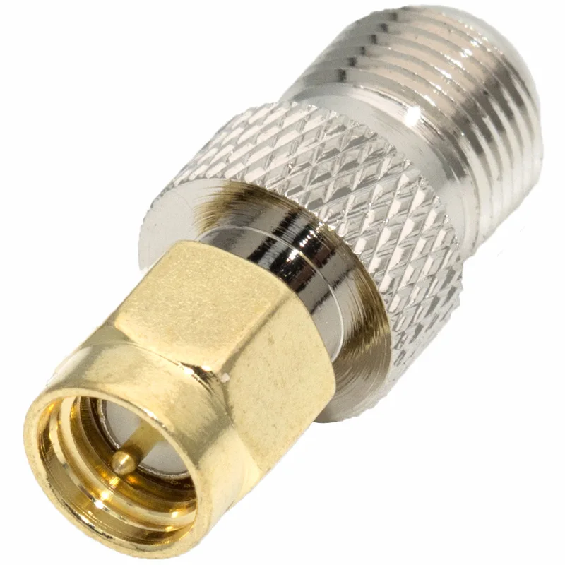 SMA male to F female Coaxial Adapter