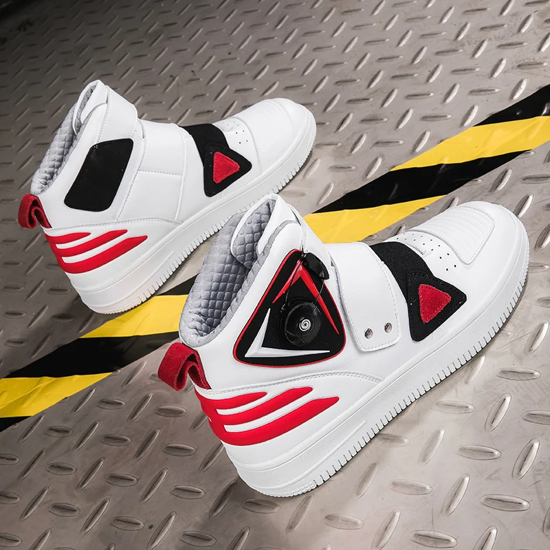 Latest Style professional Cycling Road Motorcycle Microfiber Leather Non-slip Protective Motorbike Boots