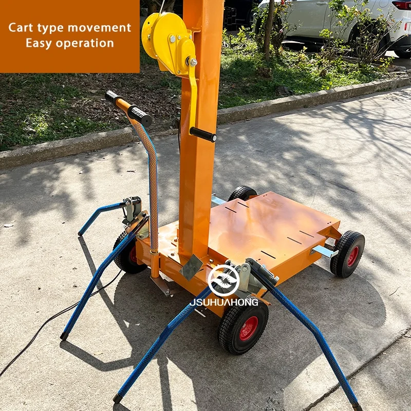 New Model Pushcart Type Lunar Lamp Led Track Light 1000 watts Portable Lighting Tower