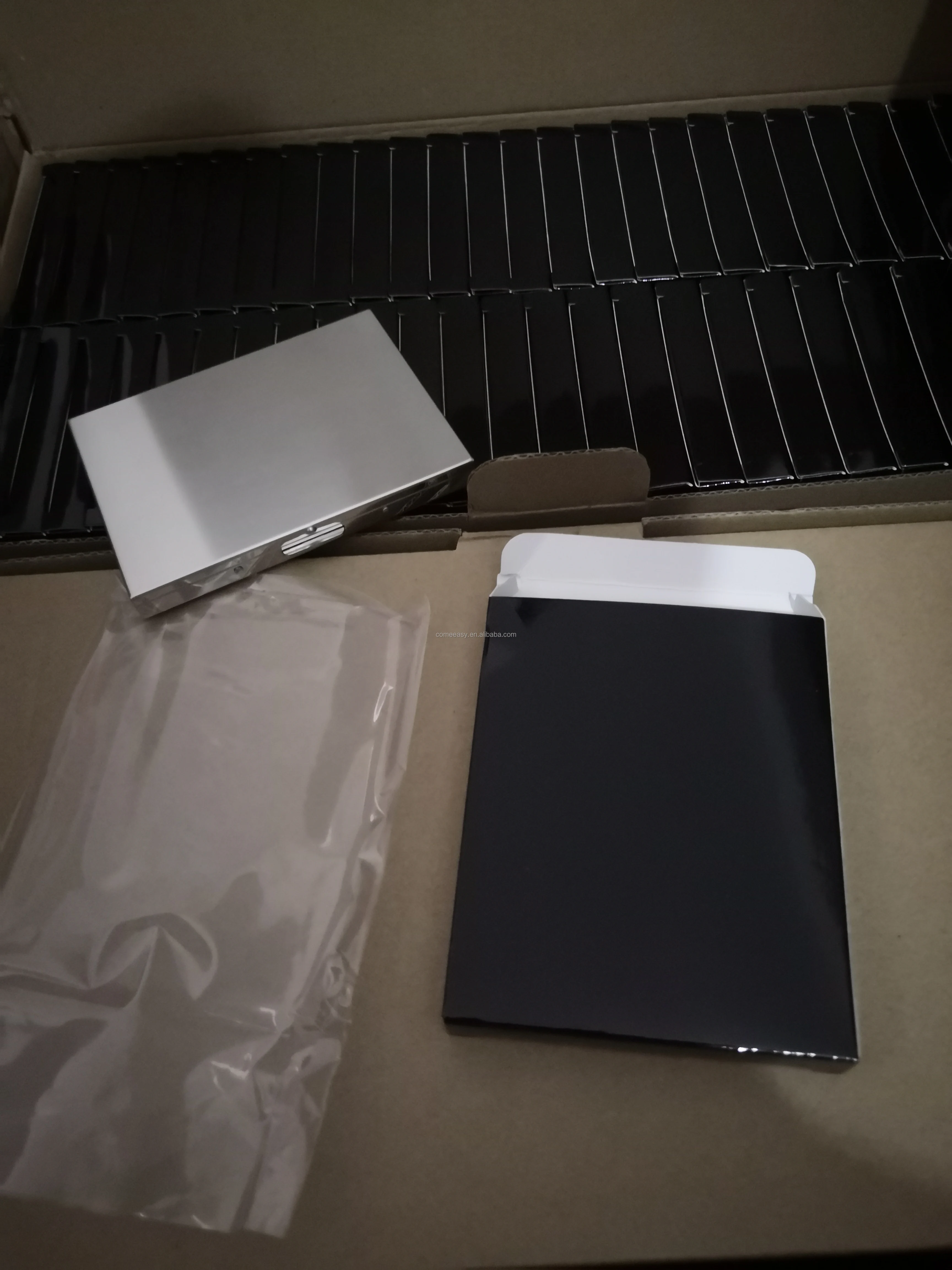 2022 серебряный портсигар сублимационный металлический из нержавеющей