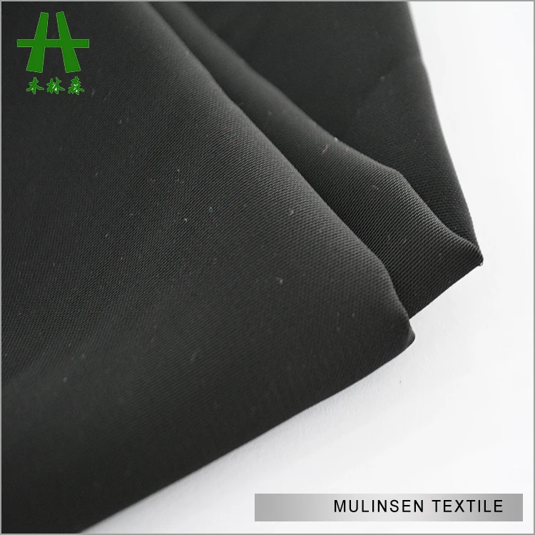 Mulinsen текстиль горячая Распродажа тканый 100% полиэстер Jet Black Abaya Nida