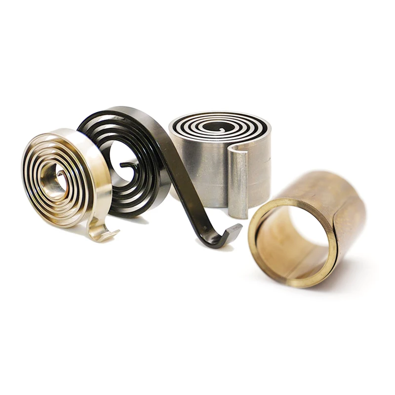 Custom Small Flat Strip Coil Stainless Steel Spiral Spring Constant Force Belt Power Spring