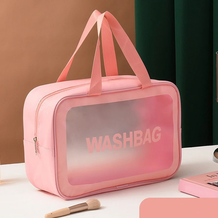 Clear Pvc Travel Wash Bag Toiletry Waterproof Plastic Cosmetic Makeup Bag
