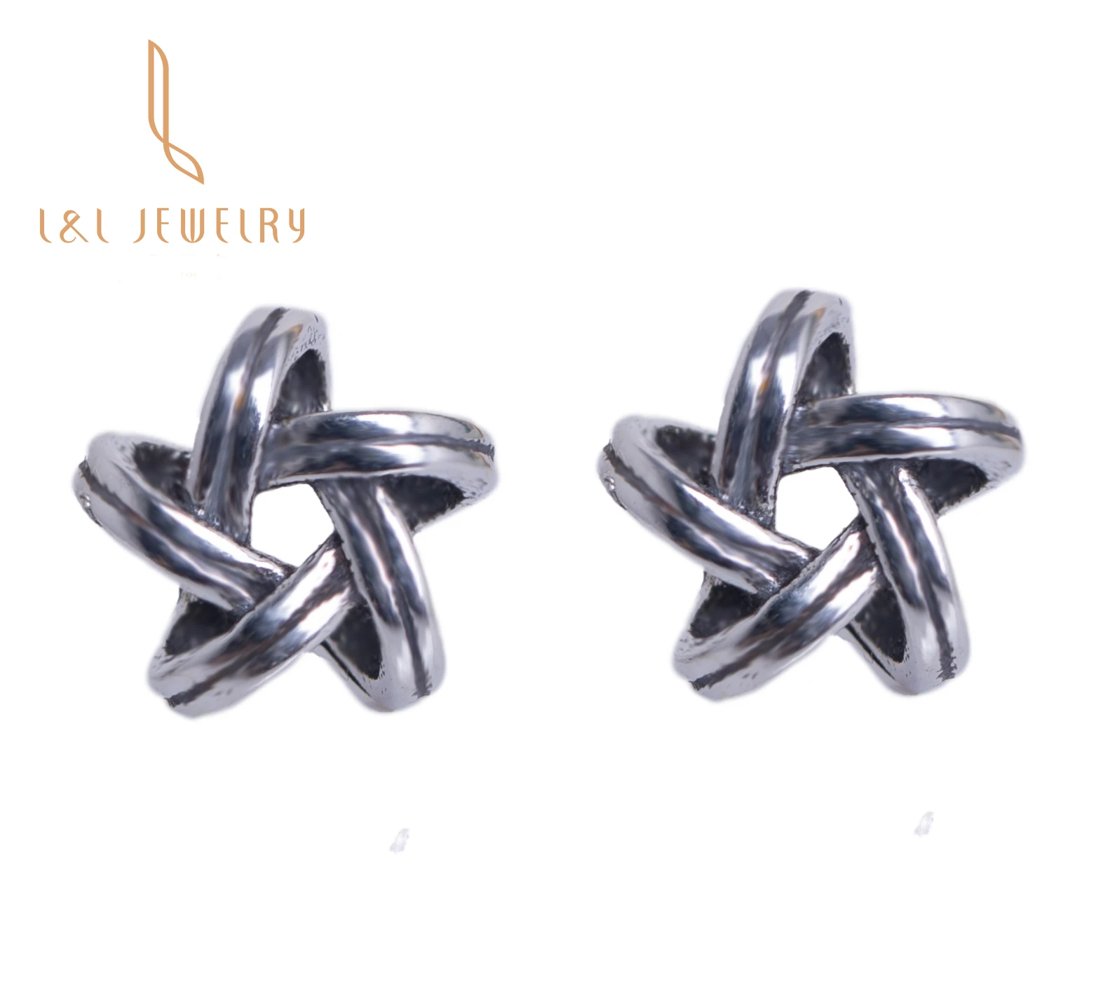 
Sample Free Fashion creativity Custom design sterling silver S925 star stud earring women men Unisex 