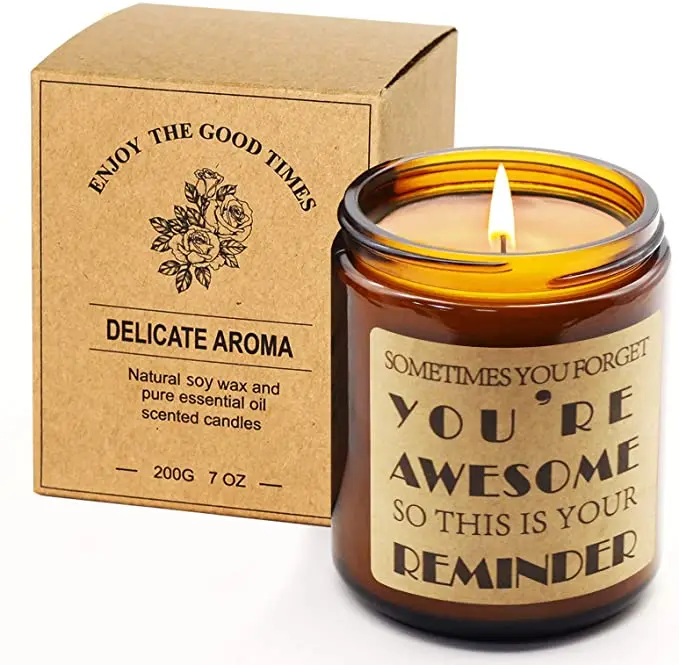 Private Label Nature Soy Wax Factory Custom Aromatherapy Scented Candles Small