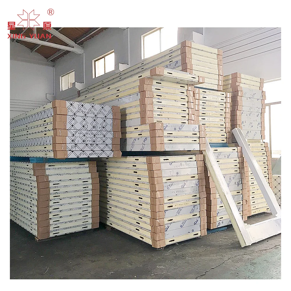 Vacuum Insulation Panel PU/PIR Polyerethane Polyiso Sandwich Panels for Cold Room