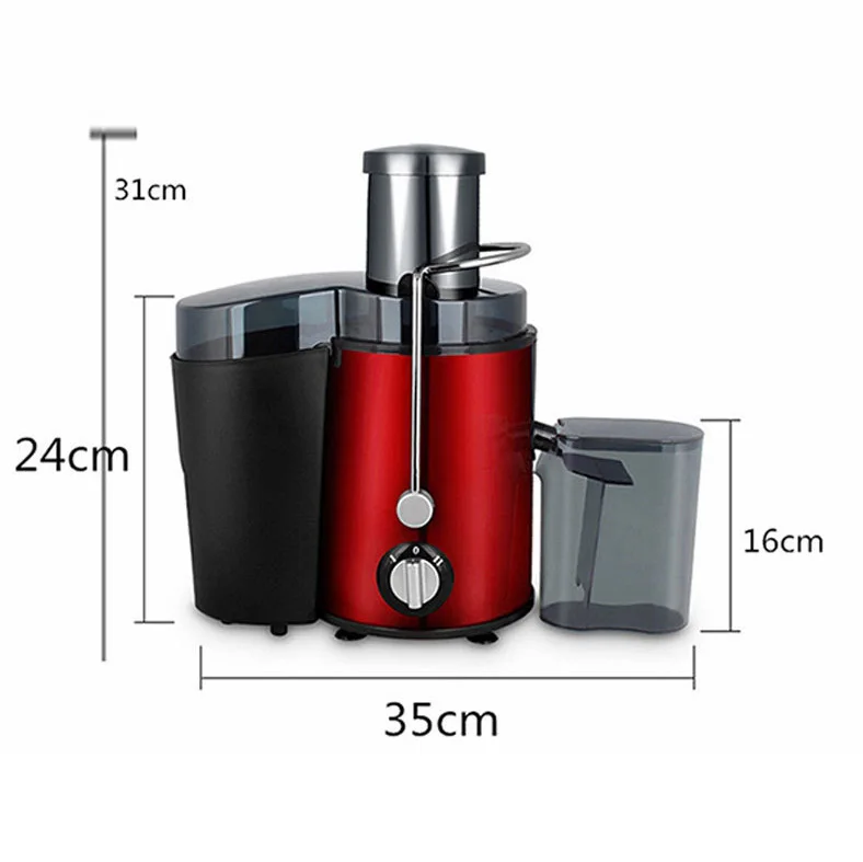 Commercial 400W juicers powerful Big feeding Mouth  juicer extractor machine cold press Slow Juicer